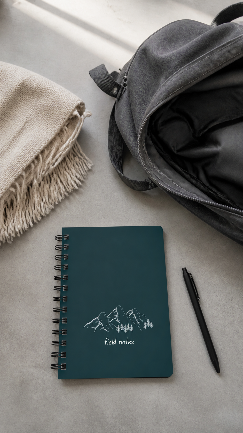 Mountain Sketch Field Notes Journal