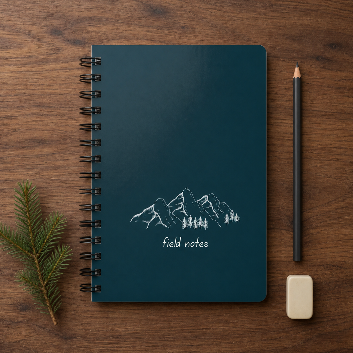 Mountain Sketch Field Notes Journal