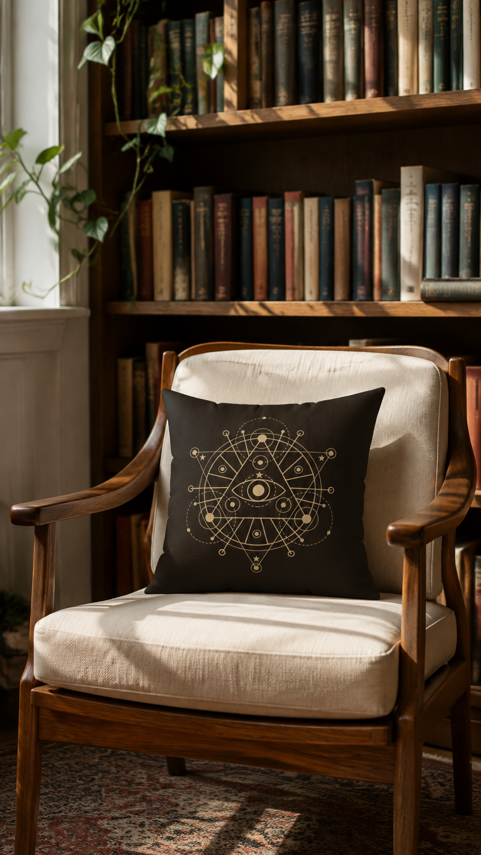 Alchemy Dark Academia Throw Pillow