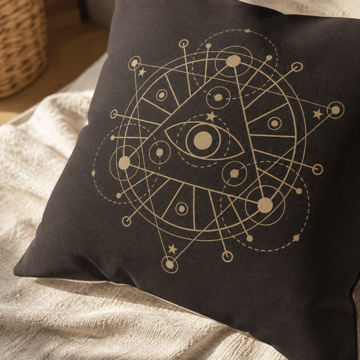 Alchemy Dark Academia Throw Pillow