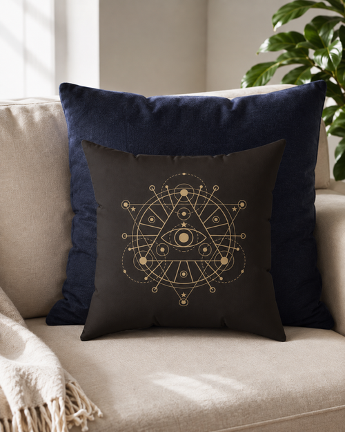 Alchemy Dark Academia Throw Pillow