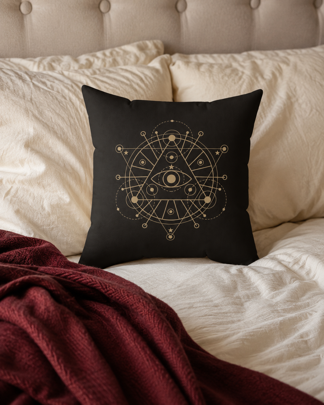 Alchemy Dark Academia Throw Pillow