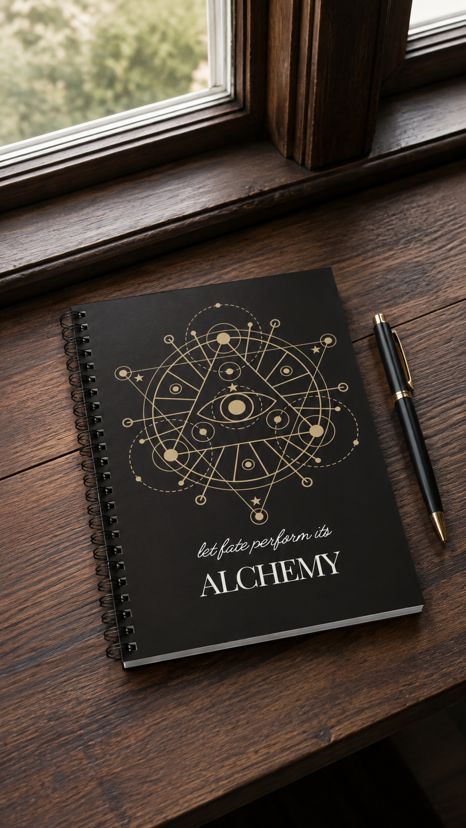 Alchemy Celestial Spiral Notebook