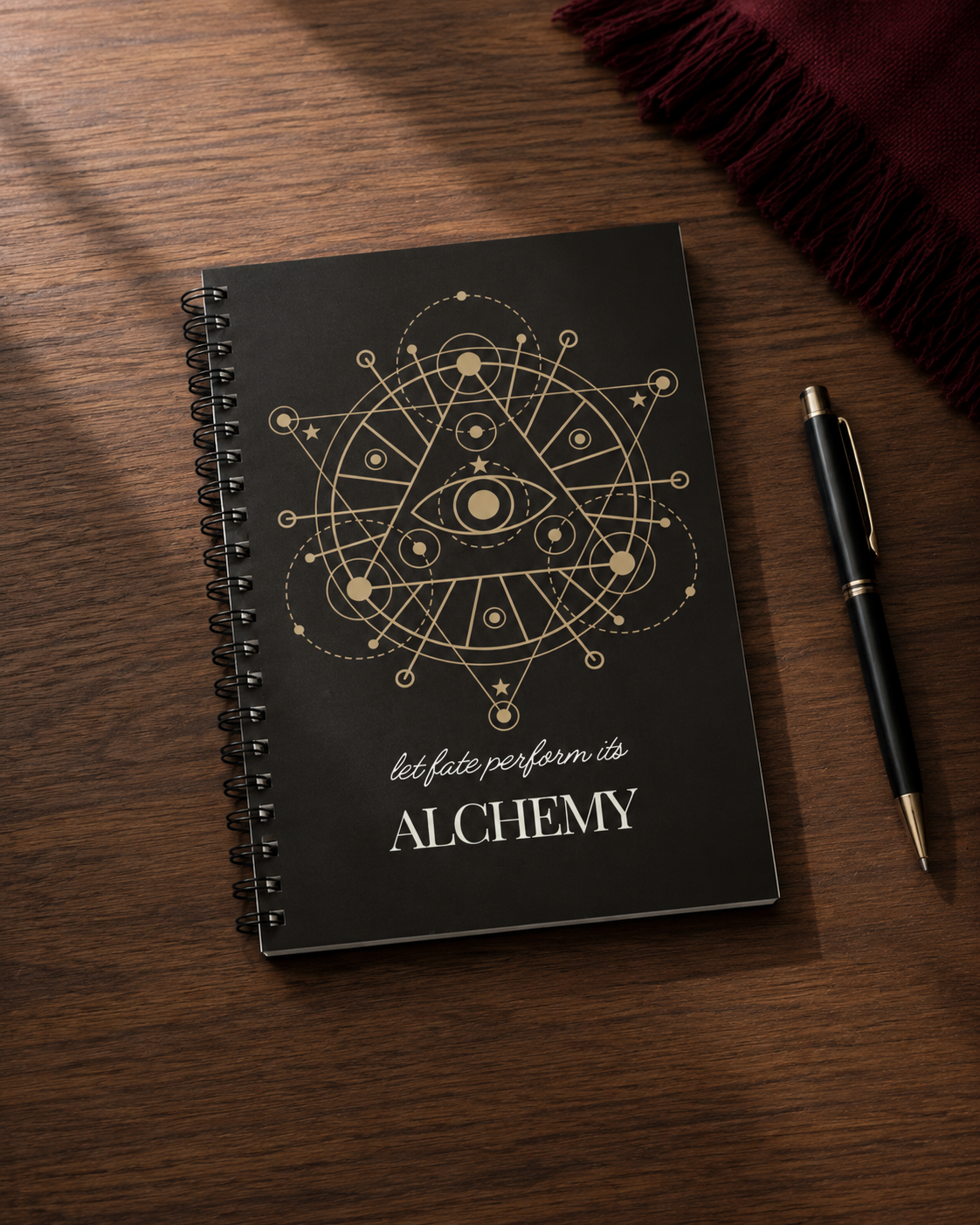 Alchemy Celestial Spiral Notebook