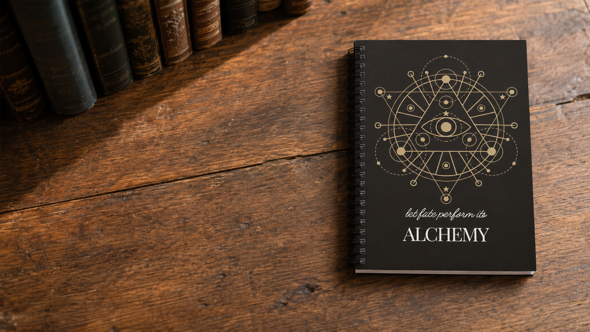 Alchemy Celestial Spiral Notebook