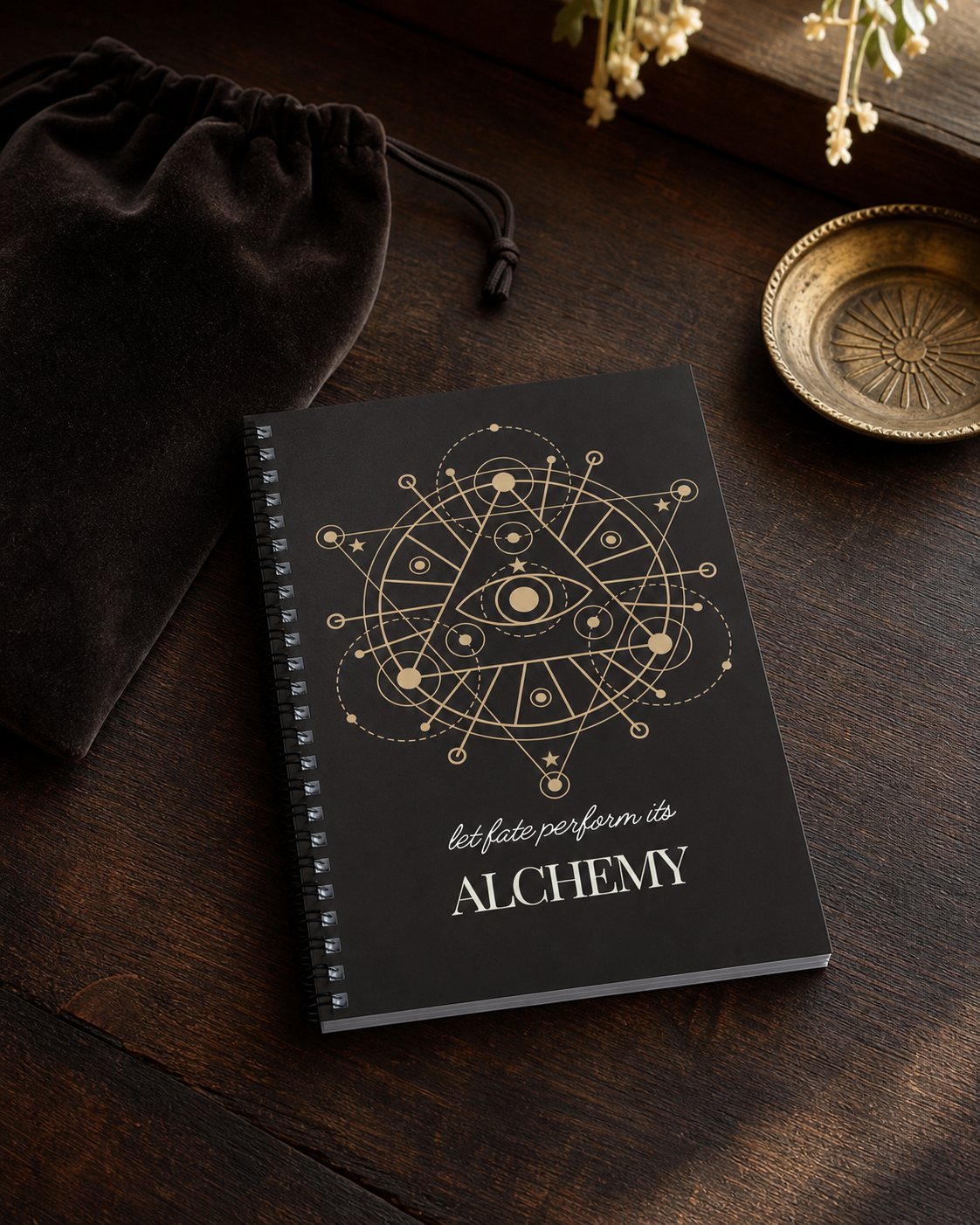 Alchemy Celestial Spiral Notebook