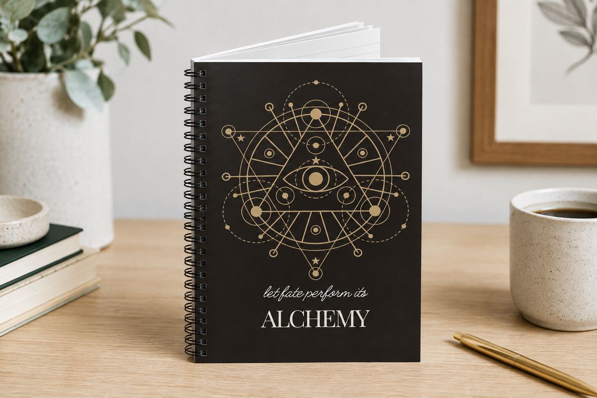 Alchemy Celestial Spiral Notebook