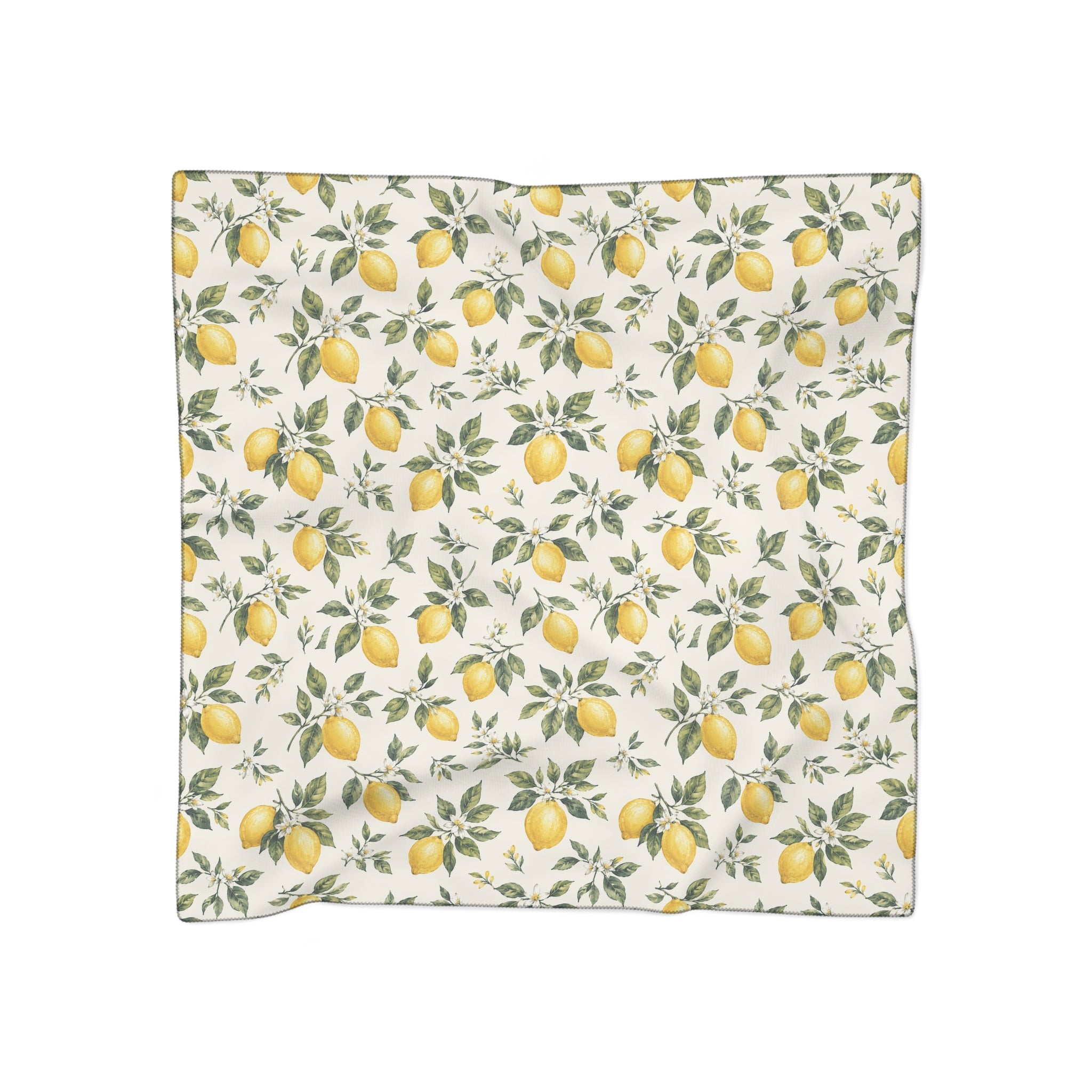 Positano Lemon Featherweight Washable Scarf