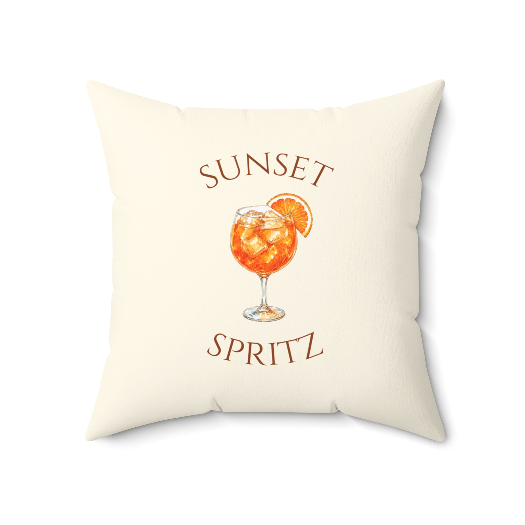Sunset Spritz Reversible Throw Pillow