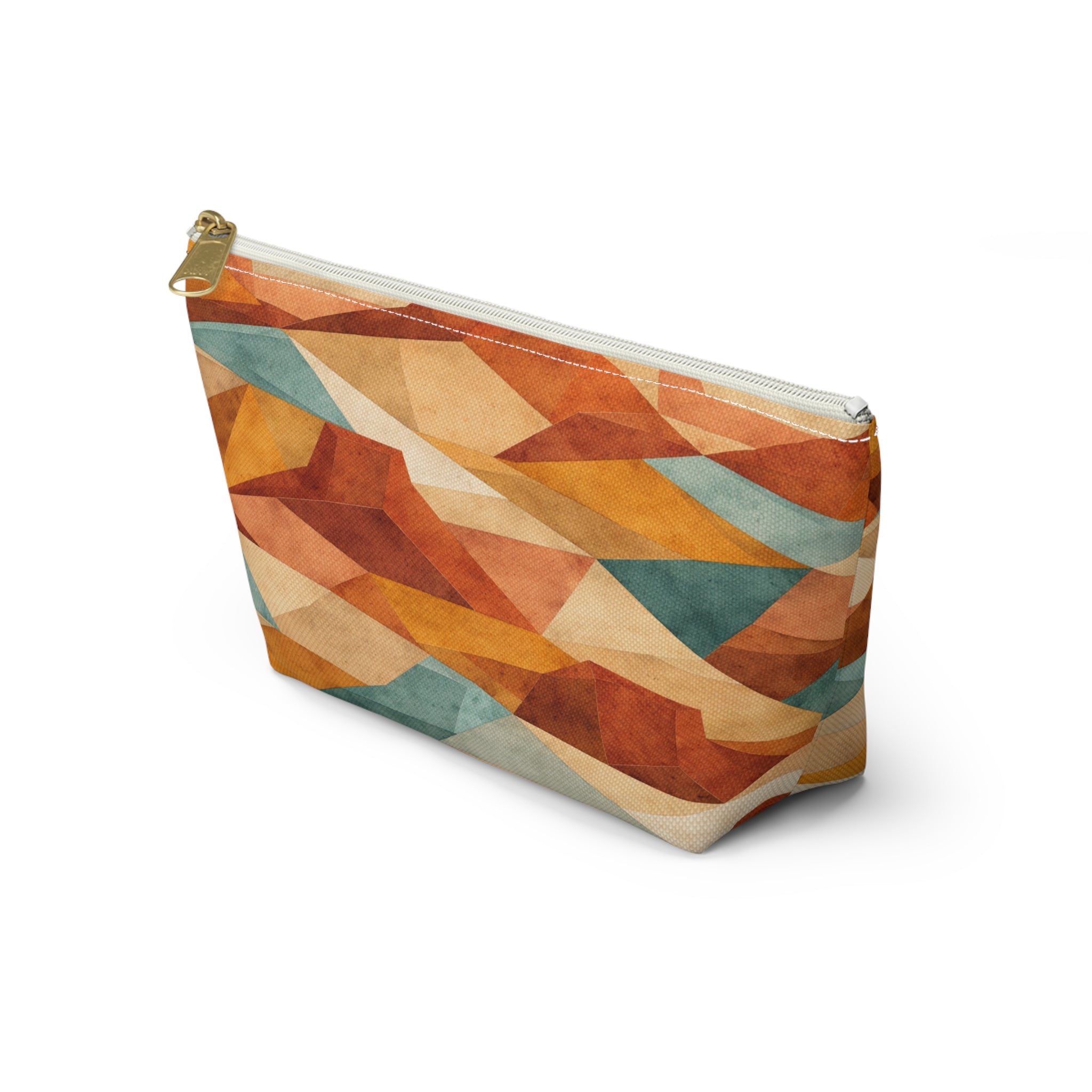 Geometric Desert Sunset Accessory Pouch