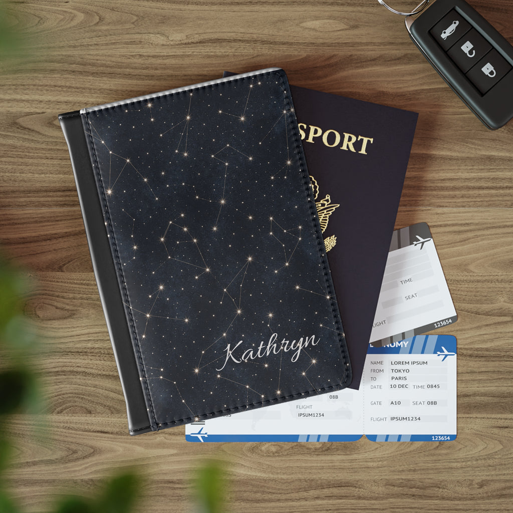 Stargazer Personalized Passport Cover