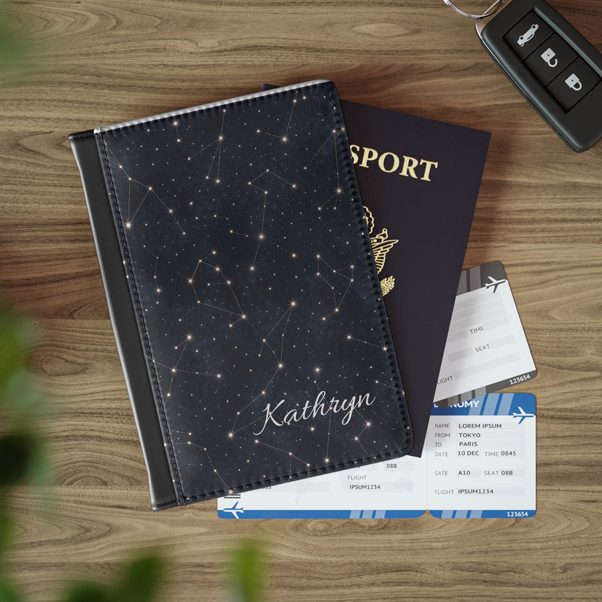 Stargazer Personalized Passport Cover