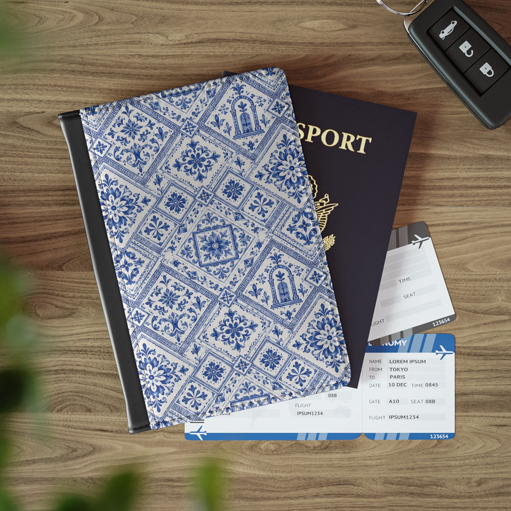 Santorini Passport Cover