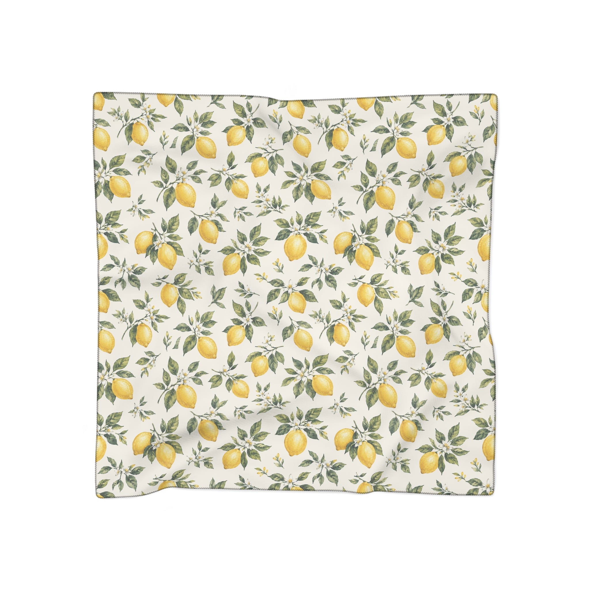 Positano Lemon Featherweight Washable Scarf