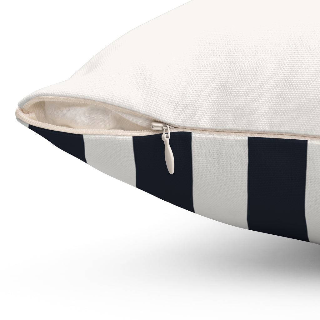 Capri Club Nautical Striped Pillow