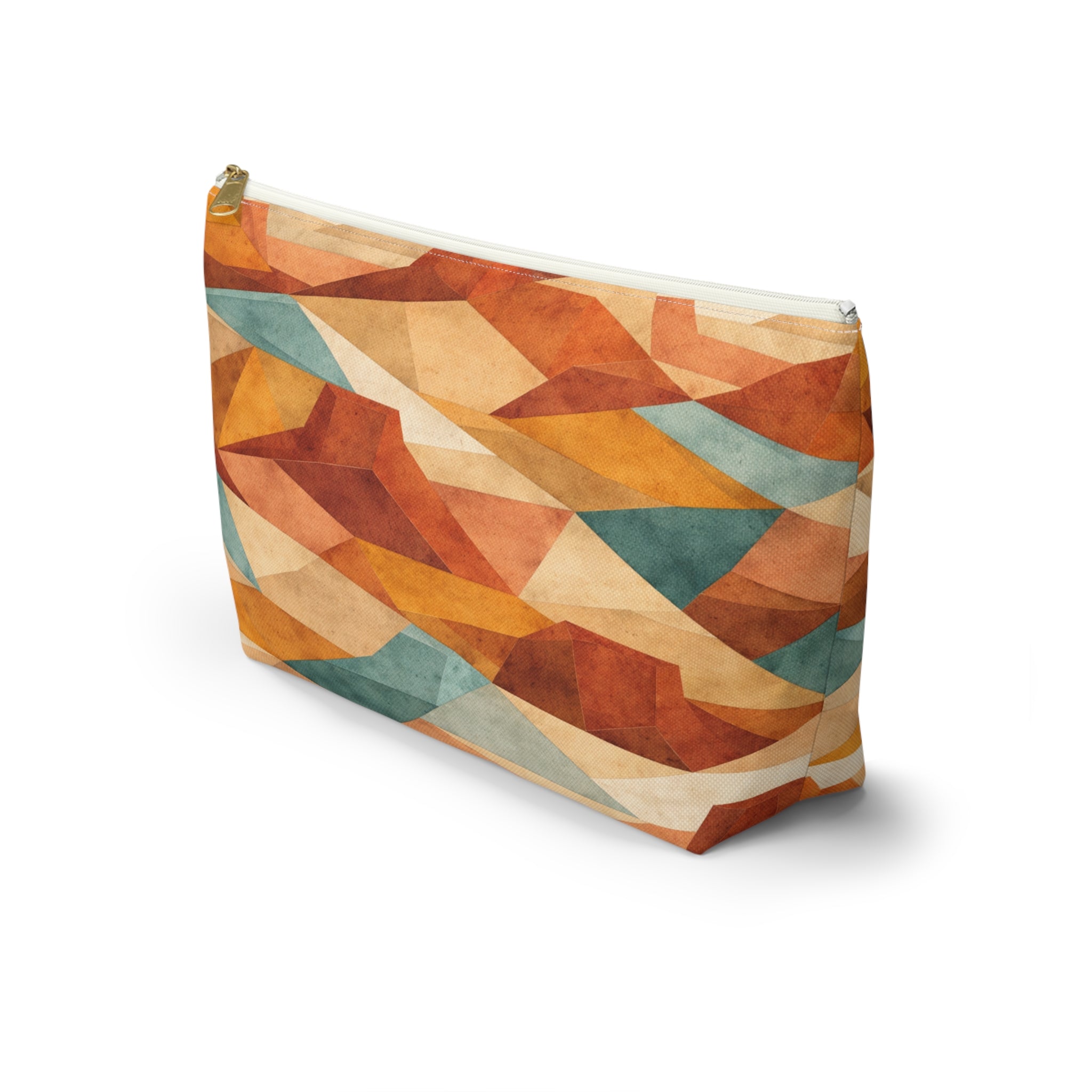 Geometric Desert Sunset Accessory Pouch