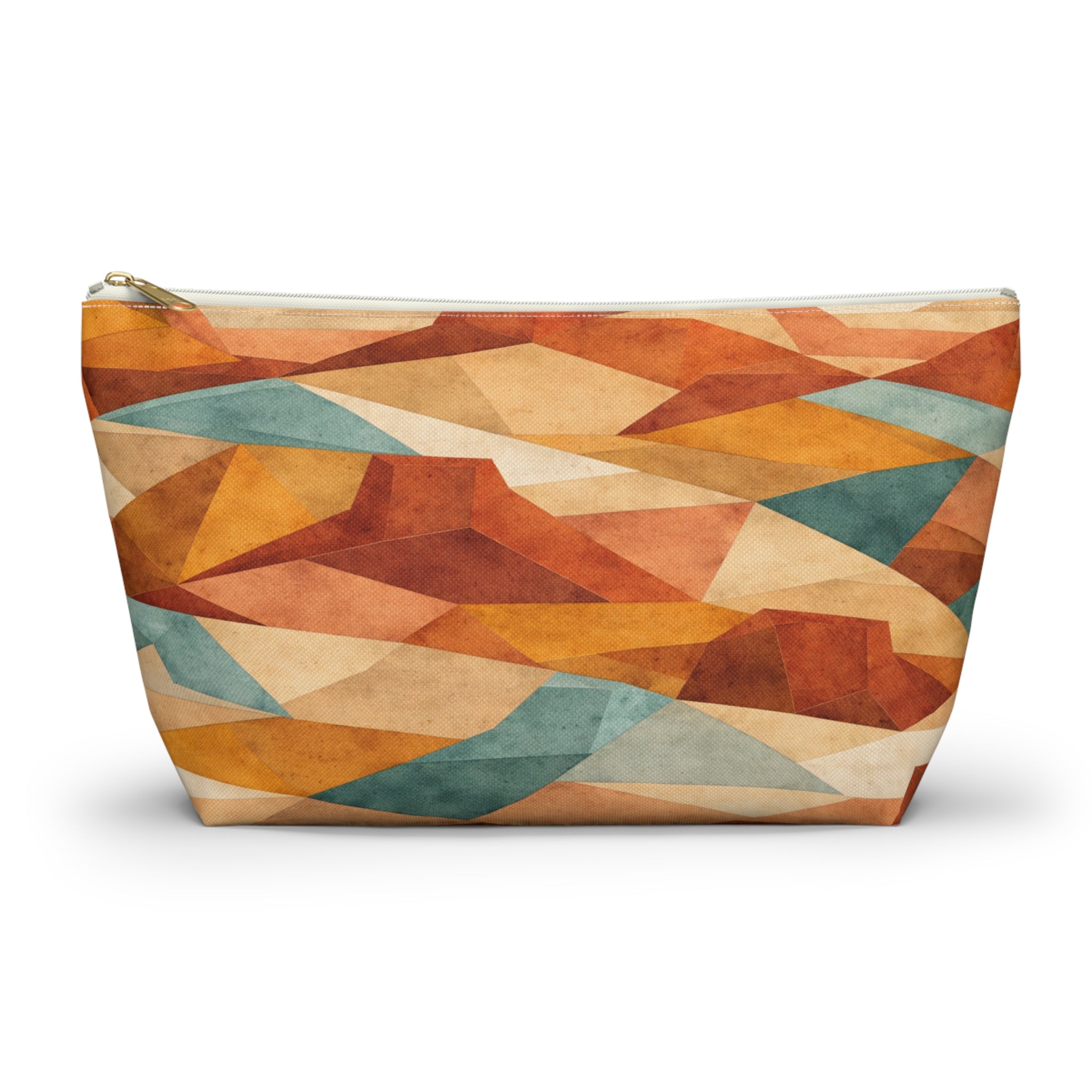 Geometric Desert Sunset Accessory Pouch