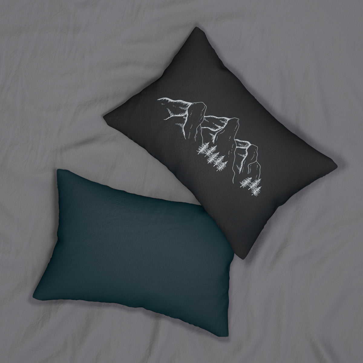 Grey Mountain Lumbar Pillow