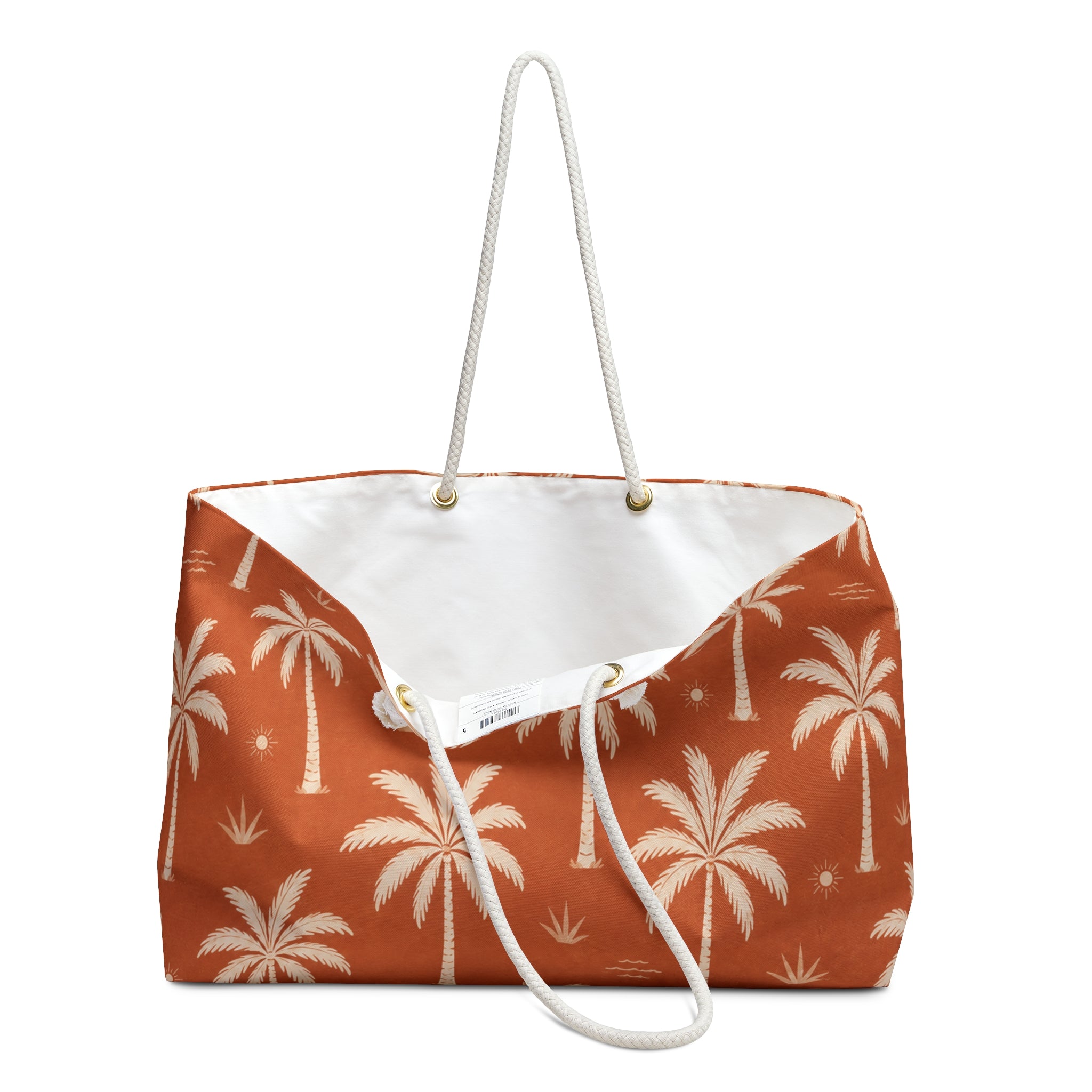 Terracotta Palm Weekender Bag