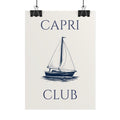 Capri Club Nautical Art Print