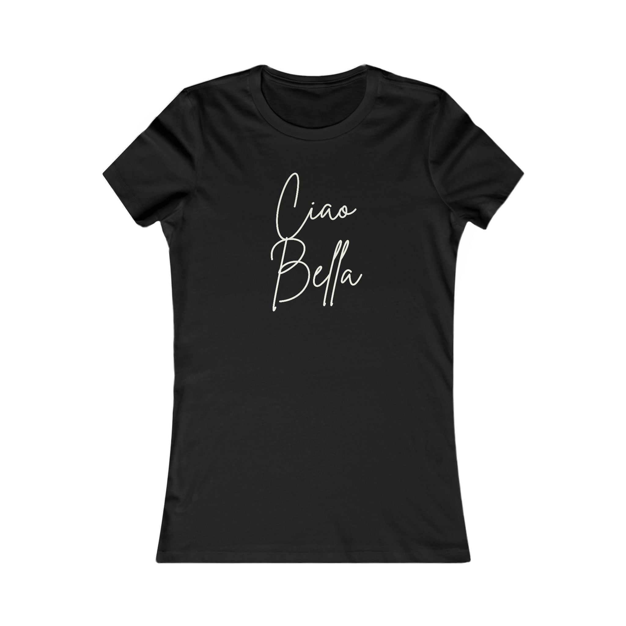 "Ciao Bella" Script Italian Luxury Tee