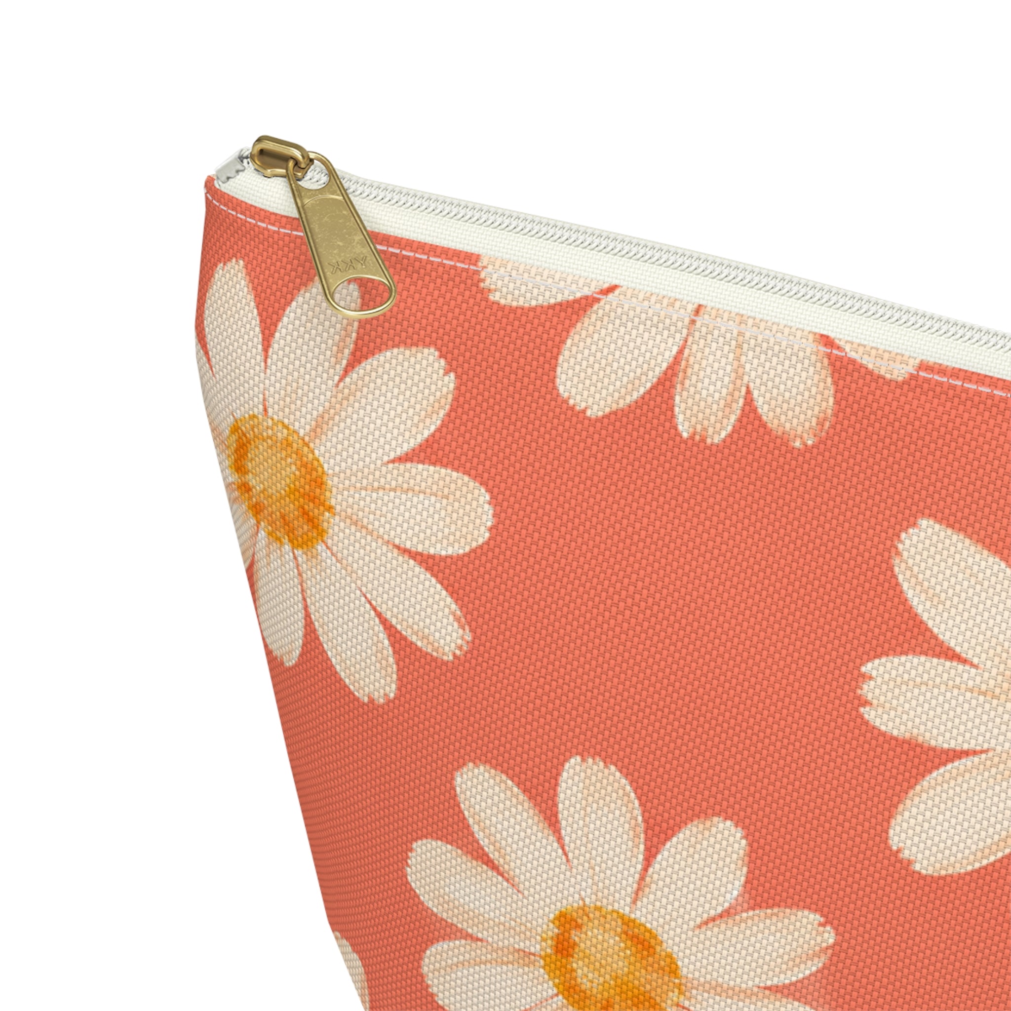 Coral Daisy Pattern Saint-Tropez Travel Bag