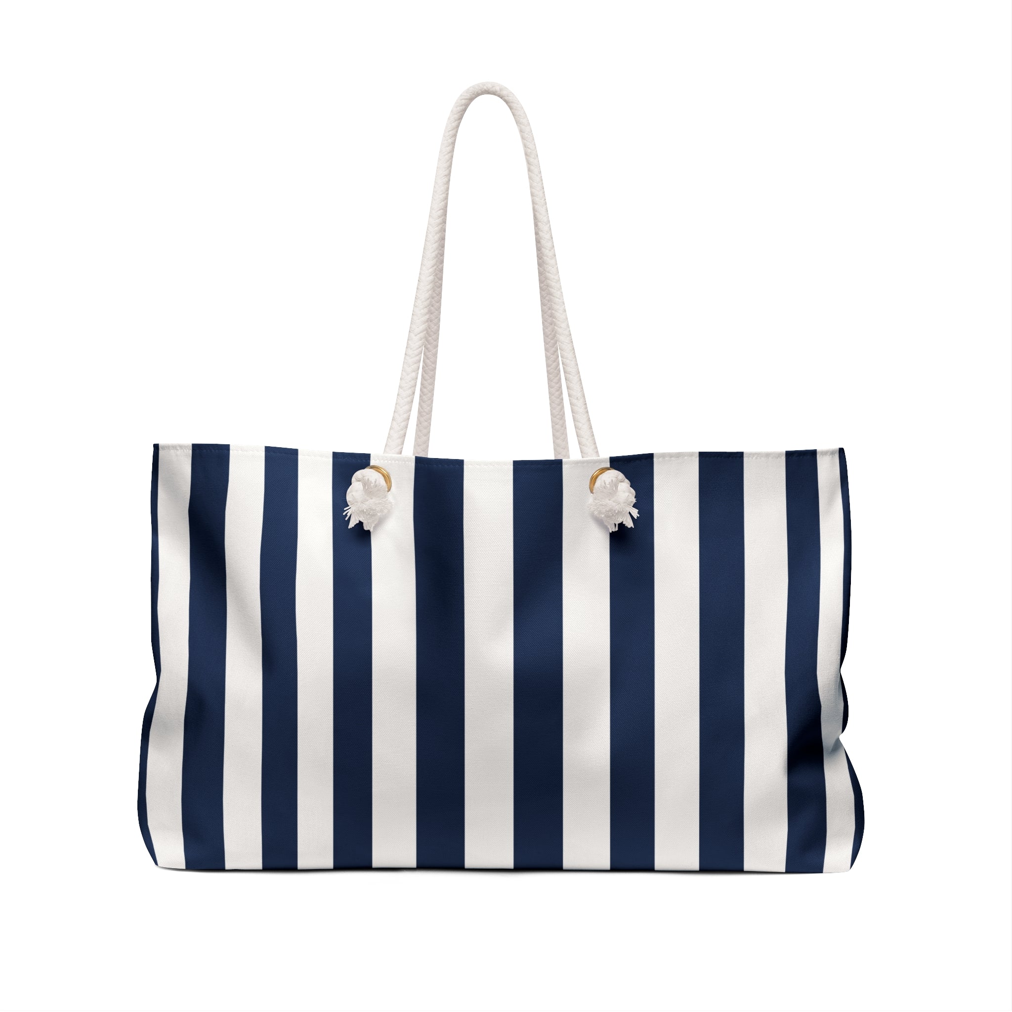 Nautical Sailboat Stripes Capri Club Weekender Bag