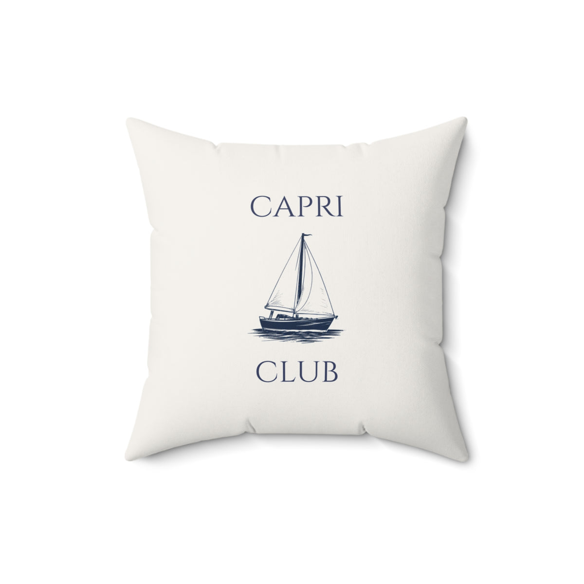 Capri Club Nautical Striped Pillow