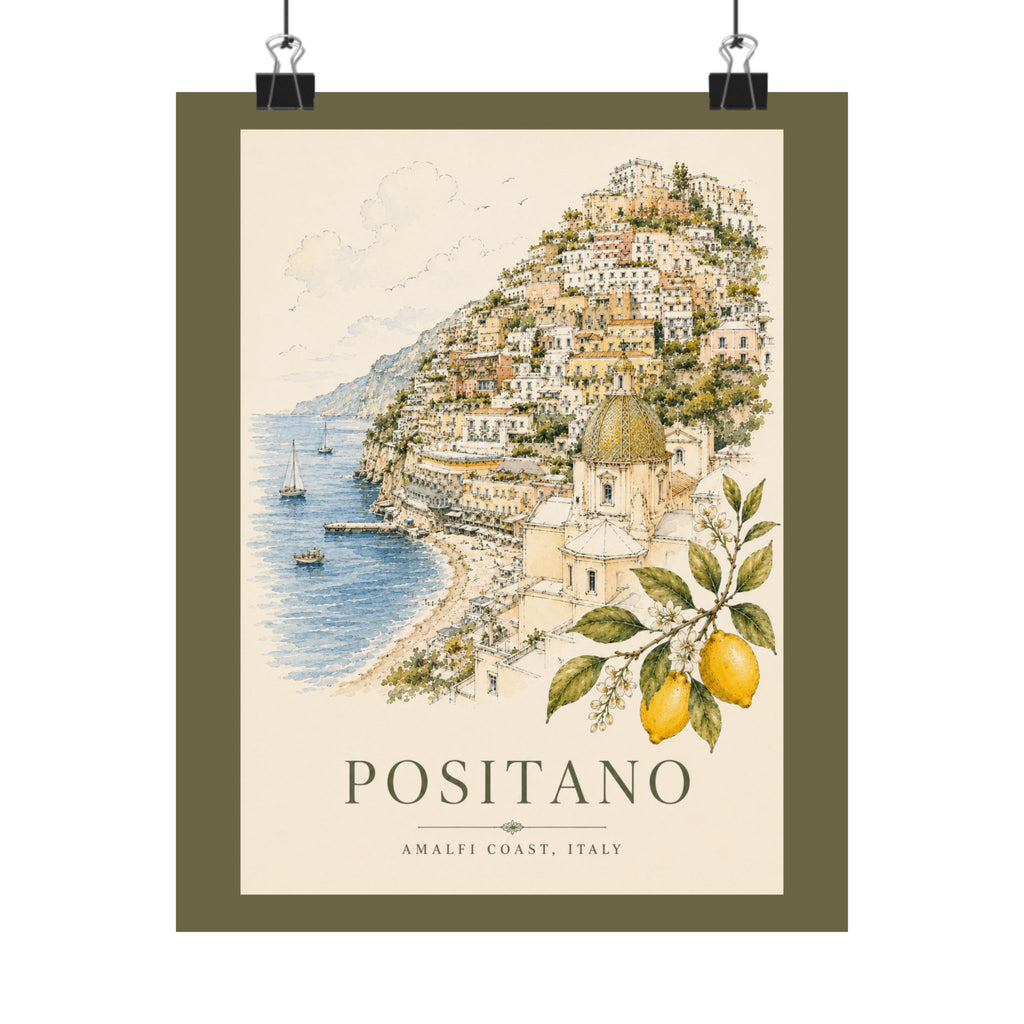 Positano Vintage Wall Art