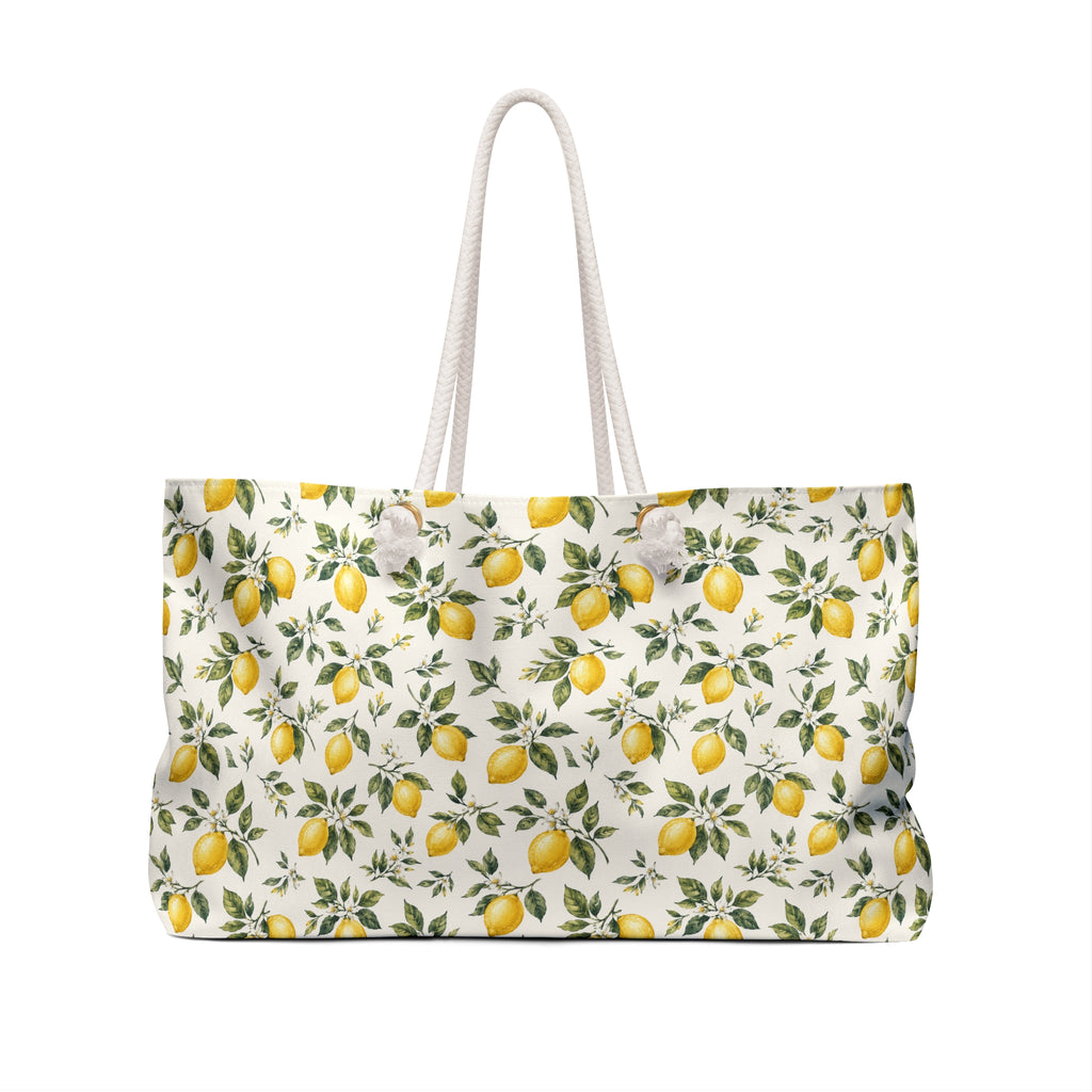 Positano Lemon Weekender Tote Bag