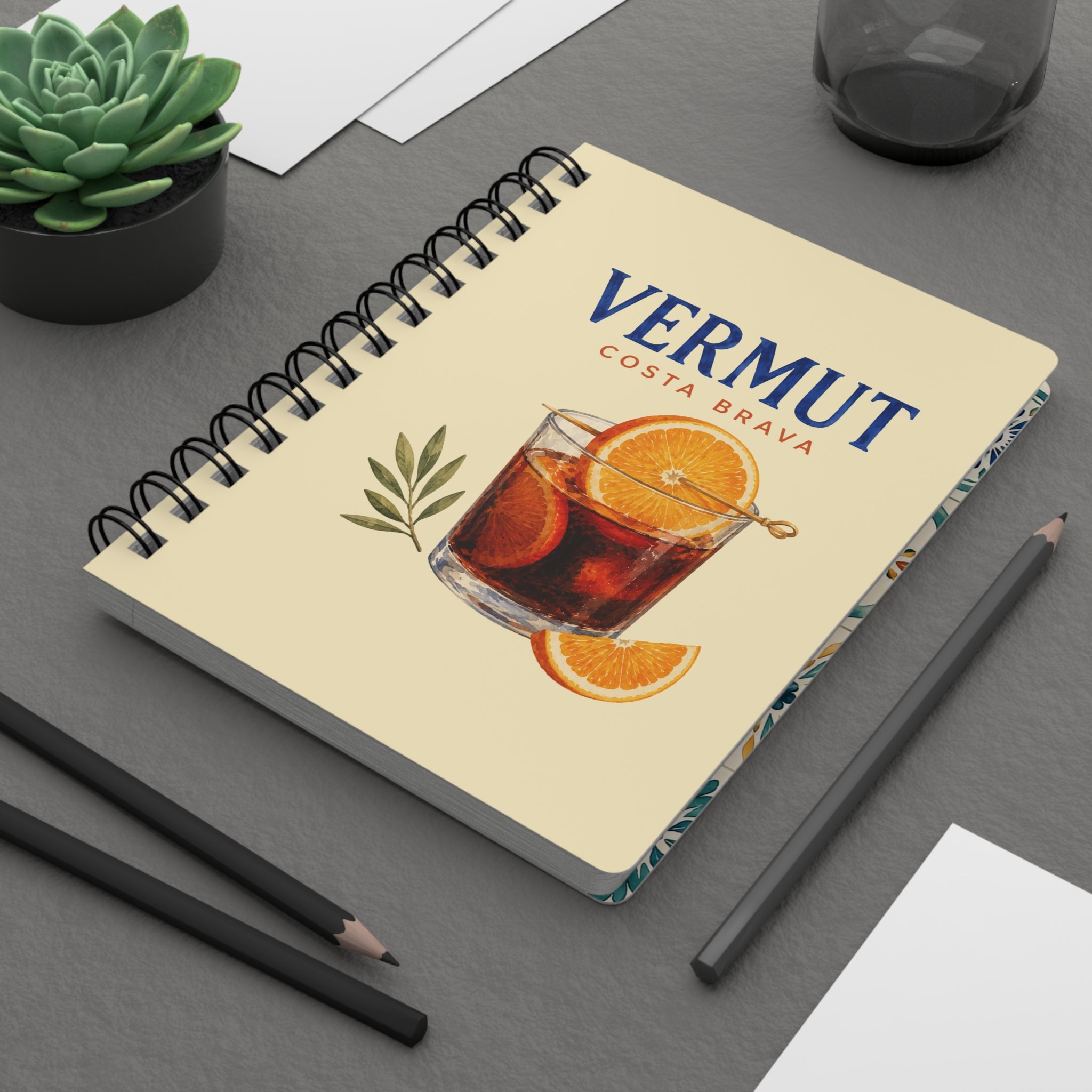 Cocktail Costa Brava Spain Notebook