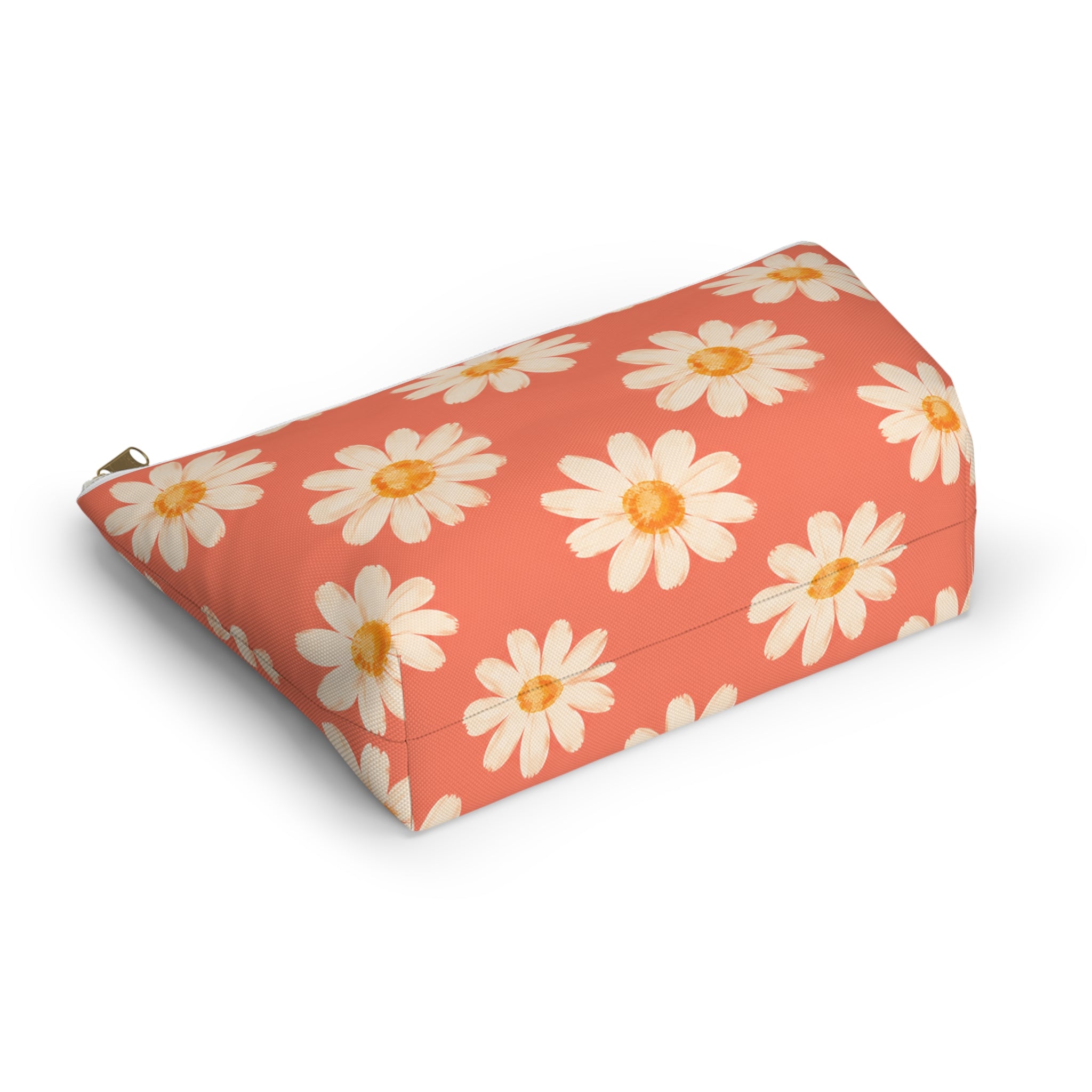 Coral Daisy Pattern Saint-Tropez Travel Bag