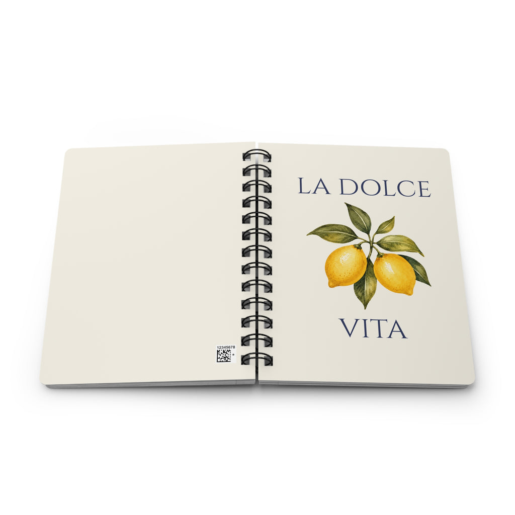 La Dolce Vita Lemon Italian Notebook