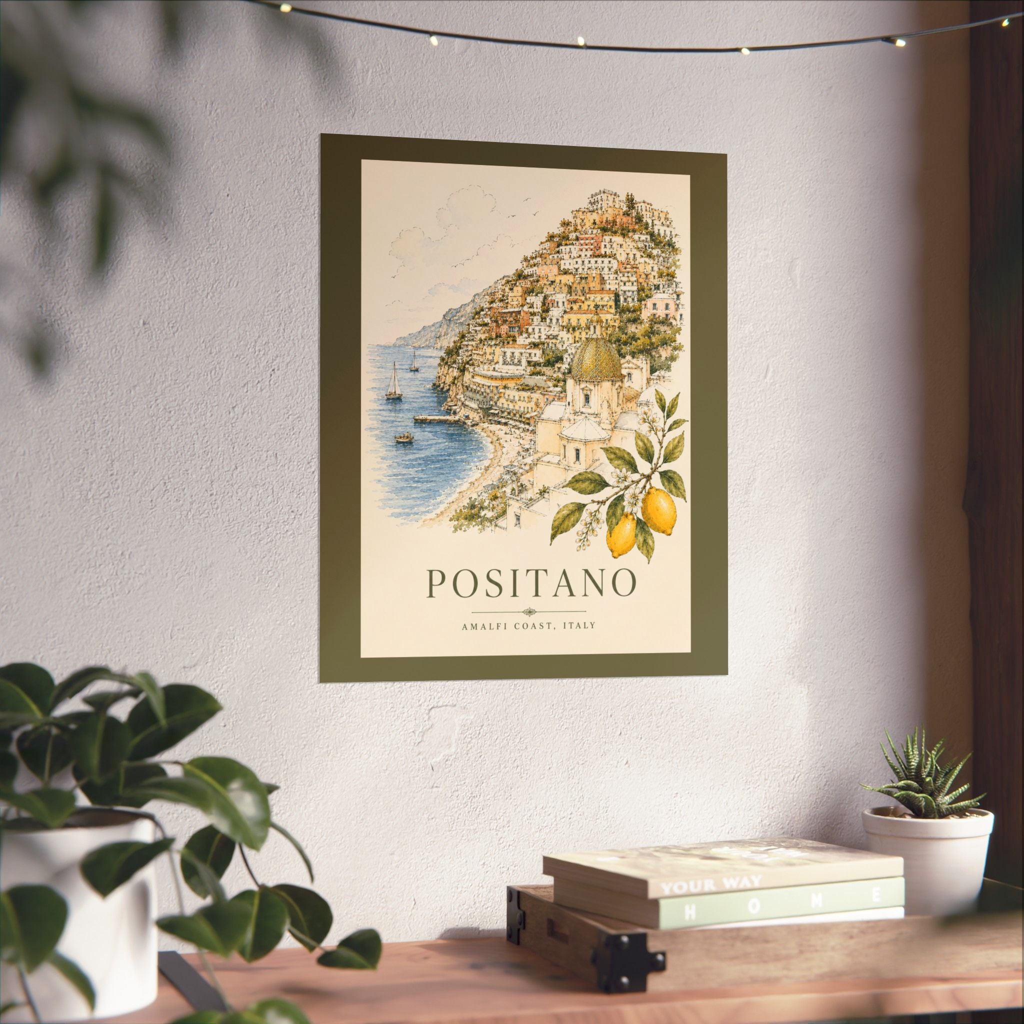 Positano Vintage Wall Art