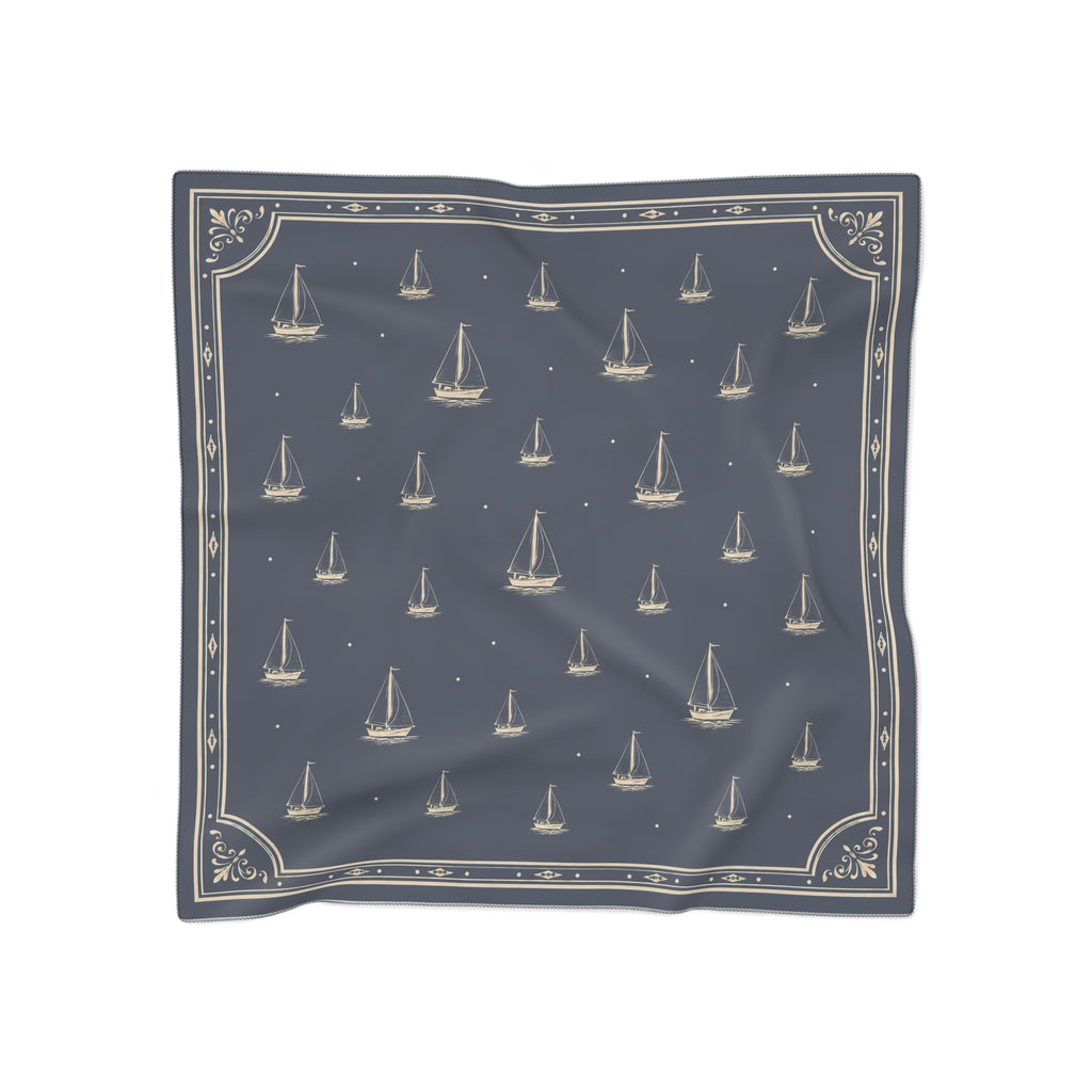 Capri Sailboat Washable Travel Scarf