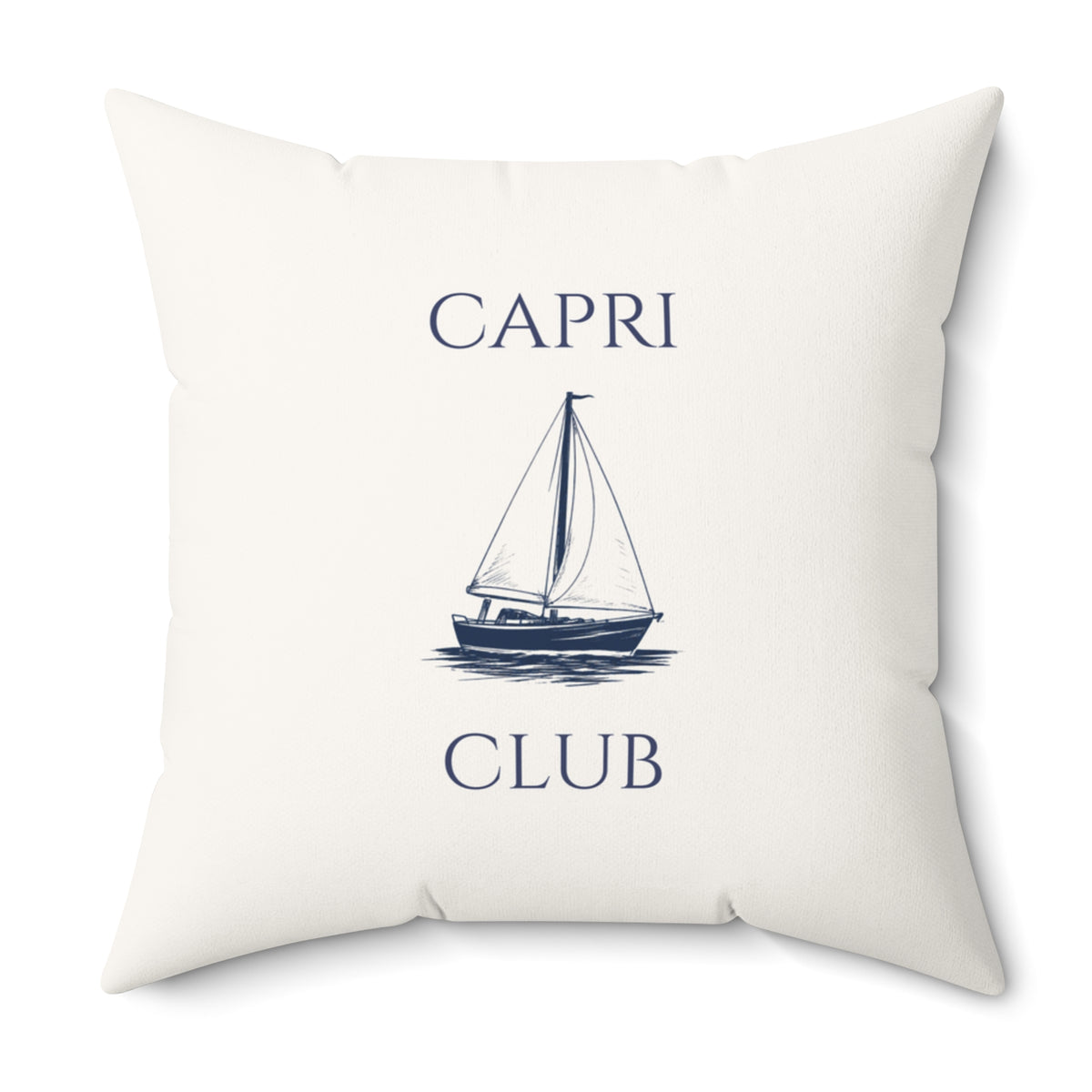 Capri Club Nautical Striped Pillow